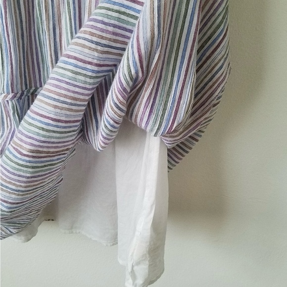 Madewell Striped lined cotton mini dress - Picture 5 of 5